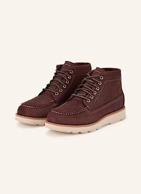 Timberland Botki Sznurowane Britton Mills braun