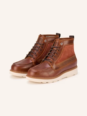 Timberland Botki Sznurowane Britton Mills braun