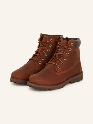 Timberland Botki Sznurowane Courma Kid 6-Inch braun