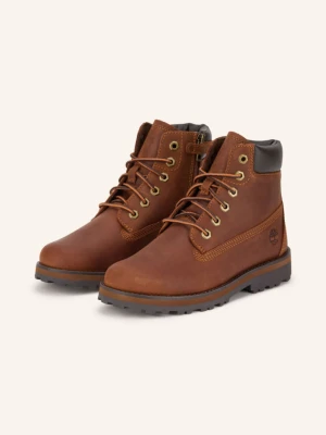 Timberland Botki Sznurowane Courma Kid braun