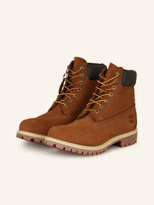 Timberland Botki Sznurowane Premium 6 Inch braun
