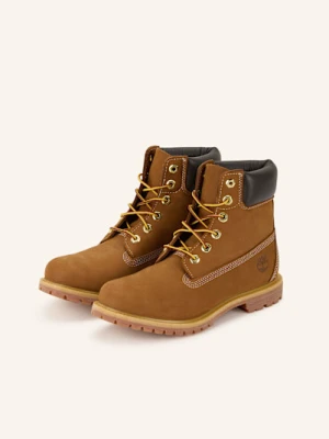 Timberland Botki Sznurowane Premium 6 Inch braun