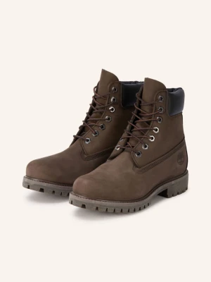 Timberland Botki Sznurowane Premium 6 Inch braun