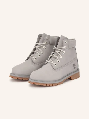 Timberland Botki Sznurowane Premium 6 Inch grau JASNOCZARY