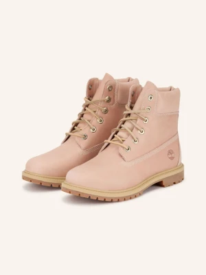 Timberland Botki Sznurowane Premium 6-Inch rosa różowy