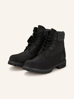 Timberland Botki Sznurowane Premium 6-Inch schwarz CZARNY