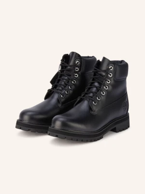 Timberland Botki Sznurowane Premium 6-Inch schwarz CZARNY