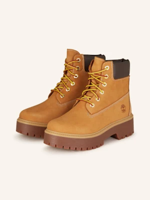 Timberland Botki Sznurowane Stone Street 6 Inch braun