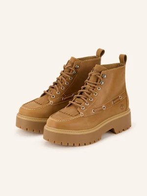 Timberland Botki Sznurowane Stone Street beige