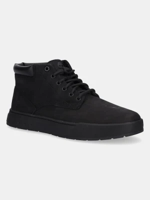 Timberland buty nubukowe Maple Grove męskie kolor czarny TB0A658N0011
