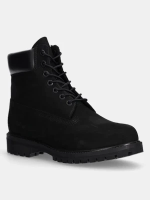 Timberland buty nubukowe Premium 6 Inch kolor czarny TB100730011