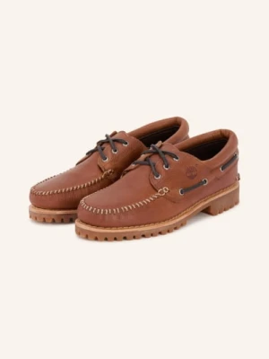 Timberland Buty Żeglarskie Authentic braun
