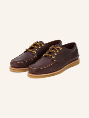 Timberland Buty Żeglarskie Crafted Boat braun CIEMNOBRĄZOWY