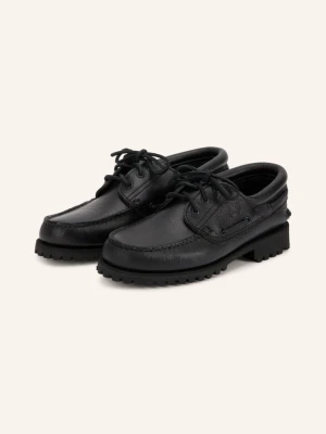 Timberland Buty Żeglarskie schwarz CZARNY