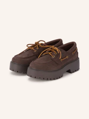 Timberland Buty Żeglarskie Stone Street braun CIEMNOBRĄZOWY