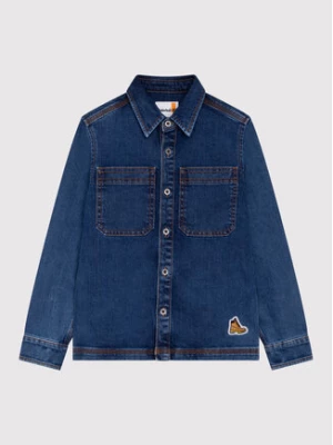 Timberland Koszula jeansowa T25T52 M Niebieski Regular Fit