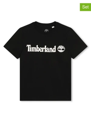 Timberland Koszulki (2 szt.) w kolorze czarnym i białym rozmiar: 176