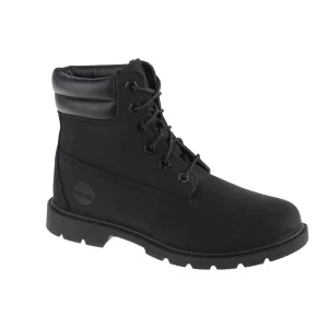 Timberland Linden Woods 6 IN Boot 0A2M28, Damskie, Czarne, buty zimowe, nubuk, rozmiar: 37,5