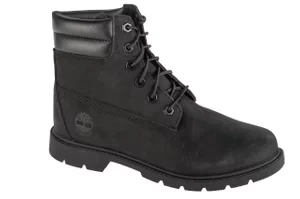 Timberland Linden Woods WP 6 Inch 1A156S, Damskie, Czarne, trapery, nubuk, rozmiar: 37