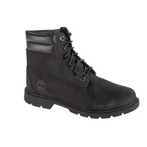Timberland Linden Woods WP 6 Inch 1A156S, Damskie, Czarne, trapery, nubuk, rozmiar: 38,5