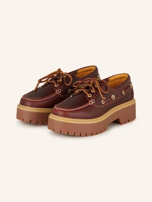 Timberland Mokasyny Żeglarskie braun