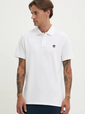 Timberland polo bawełniane biały