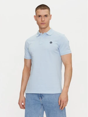 Timberland Polo TB0A6VDP Błękitny Regular Fit Niebieski jasny