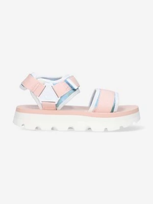 Timberland sandały Euro Swift Sandal damskie kolor różowy na platformie A2KTG-PINK