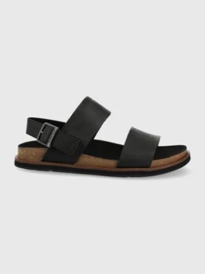 Timberland sandały skórzane Amalfi Vibes 2Band Sandal męskie kolor czarny TB0A2CET0151