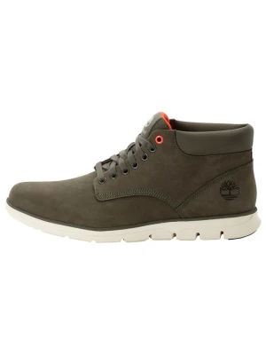 Timberland Skórzane botki "Bradstreet Mid" w kolorze khaki rozmiar: 43