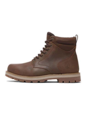 Timberland Skórzane botki "Britton road" w kolorze ciemnobrązowym rozmiar: 43