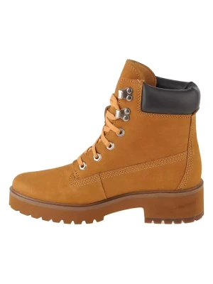 Timberland Skórzane botki "Carnaby Cool" w kolorze jasnobrązowym rozmiar: 38,5