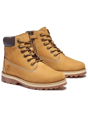 Timberland Skórzane botki "Courma" w kolorze karmelowym rozmiar: 37