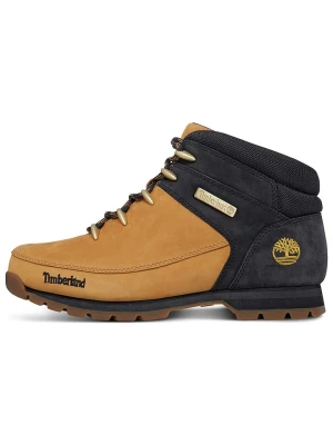 Timberland Skórzane botki "Euro Sprint Hiker" w kolorze jasnobrązowo-czarnym rozmiar: 43,5