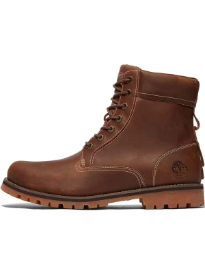 Timberland Skórzane botki "Rugged II" w kolorze jasnobrązowym rozmiar: 41