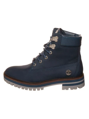 Timberland Skórzane botki w kolorze granatowym rozmiar: 39