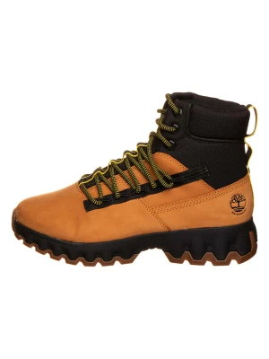 Timberland Skórzane botki w kolorze jasnobrązowym rozmiar: 42