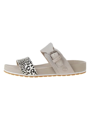 Timberland Skórzane klapki "Malibu Waves 2" w kolorze beżowym rozmiar: 37,5