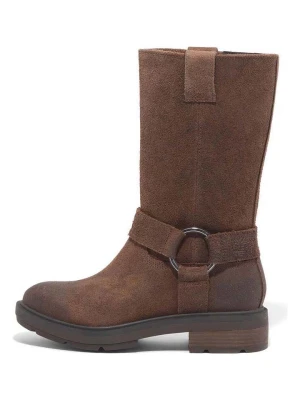 Timberland Skórzane kozaki "Brimfield" w kolorze ciemnobrązowym rozmiar: 38,5