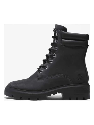 Timberland Skórzane kozaki "Cortina Valley" w kolorze czarnym rozmiar: 40