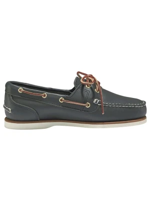 Timberland Skórzane mokasyny "Classic Boat 2 Eye" w kolorze granatowym rozmiar: 38
