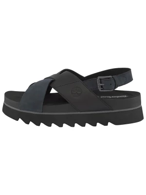 Timberland Skórzane sandały "Santa Monica" w kolorze czarnym rozmiar: 41,5