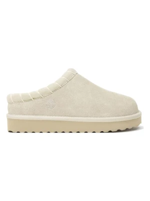 Timberland Skórzane slippersy w kolorze beżowym rozmiar: 41