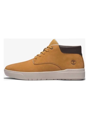 Timberland Skórzane sneakersy "Seneca Bay" w kolorze jasnobrązowym rozmiar: 44