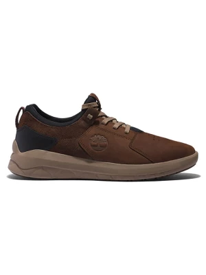 Timberland Skórzane sneakersy w kolorze brązowym rozmiar: 41