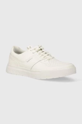 Timberland sneakersy skórzane Maple Grove kolor biały TB0A675WEM21