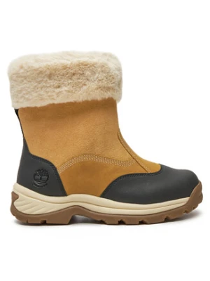 Timberland Śniegowce Ledge Pullon WP TB1A2KUF2311 Brązowy