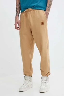 Timberland spodnie dresowe kolor brązowy gładkie TB0A5UVYEH31