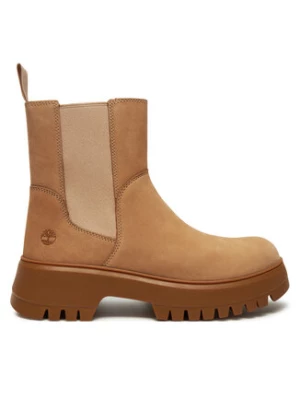 Timberland Sztyblety Mid Pull On Boot TB0A6FCHEN71 Beżowy