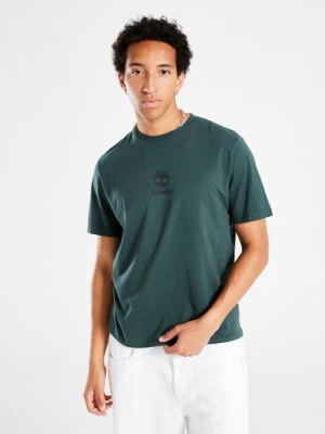 Timberland T-Shirt New Small Logo Print Ss Tee Green Gables